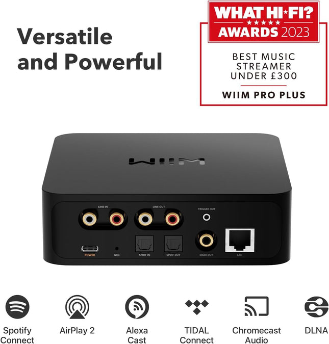 Streamer Wi-Fi WiiM Pro Plus, 24bit /192kHz