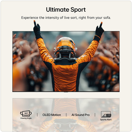 LG OLED evo AI G6 77 inch - Sports