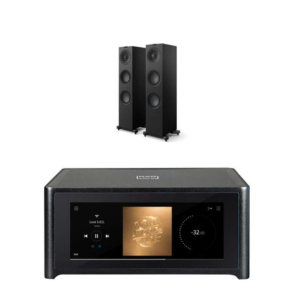 Pachet PROMO KEF Q7 META + NAD M10 v3