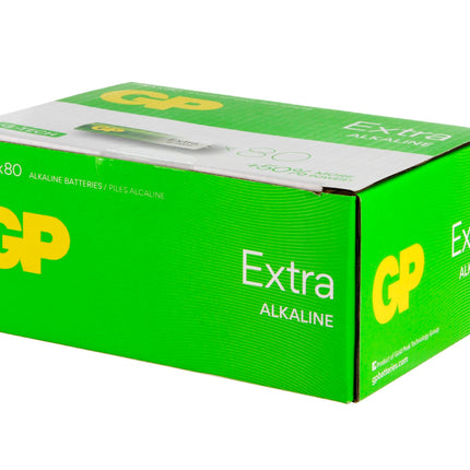 Baterii GP Extra Alkaline AA (LR6), 1.5V, 80pcs