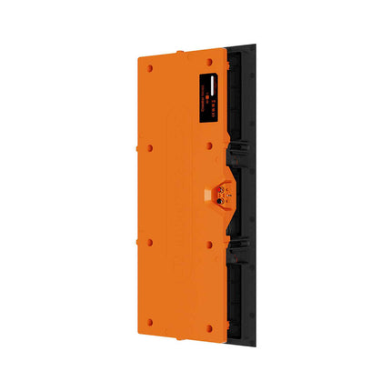 Monitor Audio W1M-E — Cabinet negru mat cu interior portocaliu