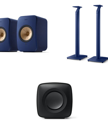 Pachet PROMO boxe KEF LSX II + stand podea KEF S1 + subwoofer KEF KC62