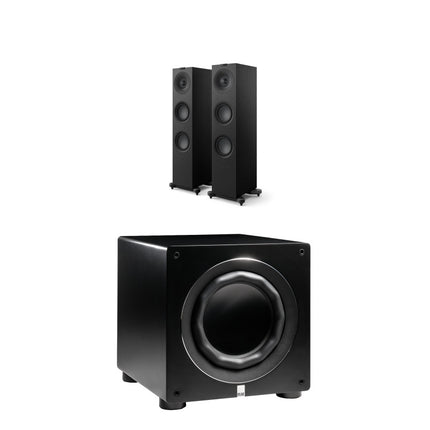 Pachet PROMO KEF Q7 META + ELAC Varro Reference RS700