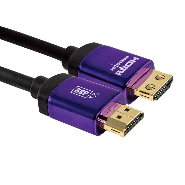 Cablu HDMI SCP 990UHDV Premium Certified HDMI 4K Ultra HD 18Gbps, Triple Shielded Cable/Connectors