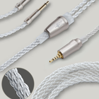 Meze Audio Cablu MONO 3.5 mm SILVER-PLATED (upgrade pentru 109 PRO, LIRIC & 99 Classics) MONO 3.5mm to 2.5mm balanced - 1.2 m