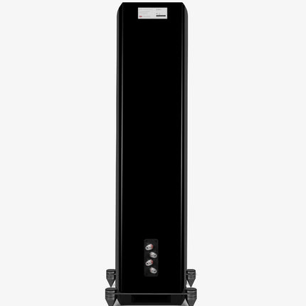 Wharfedale Aura 4 — finisaj Black, panoul din spate cu borne