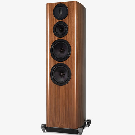 Wharfedale Aura 4 — finisaj Walnut, vedere din față