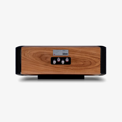 Wharfedale Aura C — finisaj Walnut, panoul din spate cu borne