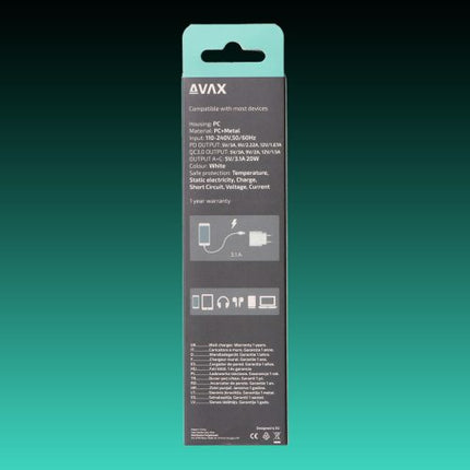 Incarcator AVAX CH320 USB Tip C, 20W