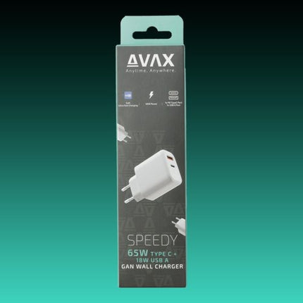 Incarcator AVAX CH360, SPEEDY 65W GaN USB A (QC)