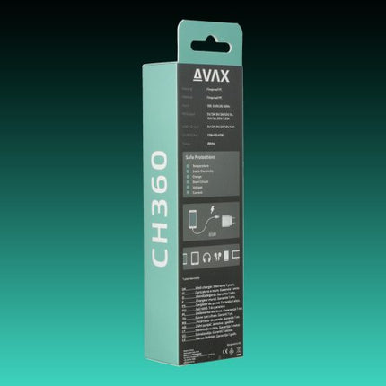 Incarcator AVAX CH360, SPEEDY 65W GaN USB A (QC)