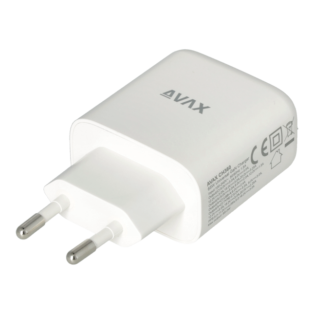 Incarcator AVAX CH360, SPEEDY 65W GaN USB A (QC)