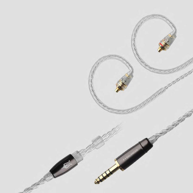 Cablu Meze Audio SILVER PLATED (upgrade pentru RAI PENTA & ADVAR) balansat 4.4mm