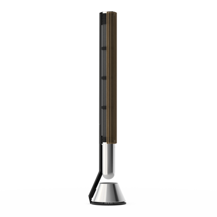 Beolab 28 în Light Oak cu Natural Aluminium, pe stativ
