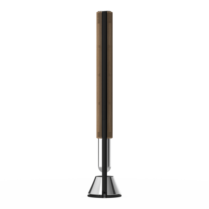 Beolab 28 în Light Oak cu Natural Aluminium, pe stativ
