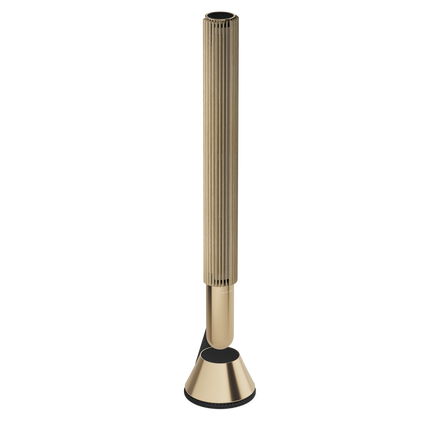 Beolab 28 în Light Oak cu Gold Tone, pe stativ