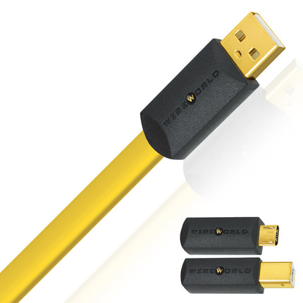 Cablu Wireworld Chroma 8 USB 2.0 (A to B) Flat Cable