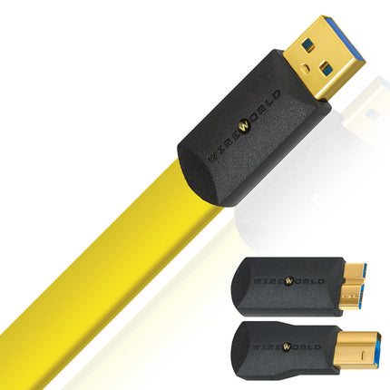 Cablu Wireworld Chroma 8 USB 3.0 (A to B) Flat Cable