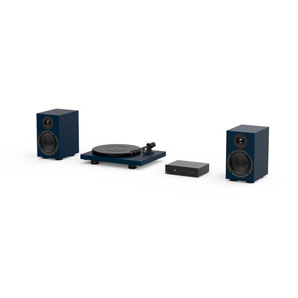 Pachet Pro-Ject Colourful Audio System - boxe, pick-up, amplificator cu streaming