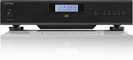Rotel CD11MKII negru, vedere din față