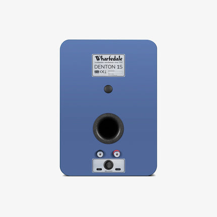 Wharfedale Denton 1S — finisaj Blue, detaliu bornier