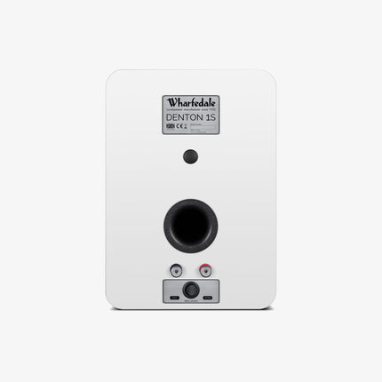 Wharfedale Denton 1S — finisaj White, detaliu bornier