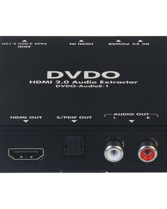 DVDO HDMI 2.0 Audio Extractor (HDMI in - SPDIF/Analog out)