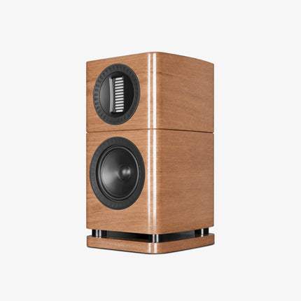 Wharfedale Elysian 1R — finisaj Walnut, pe stand