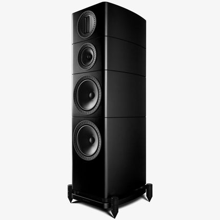 Wharfedale Elysian 4R — finisaj Matte Black, vedere din fata