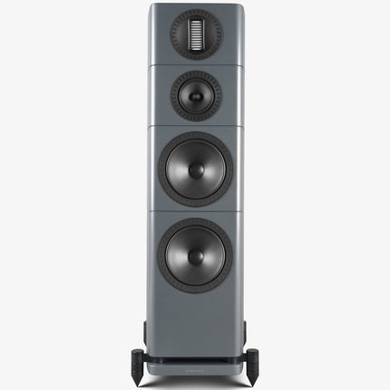 Wharfedale Elysian 4R — finisaj Lunar Grey, unghi lateral