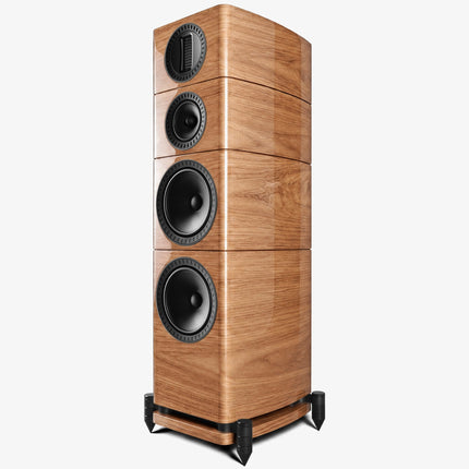 Wharfedale Elysian 4R — finisaj Walnut High Gloss, vedere din fata