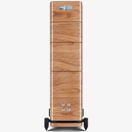 Wharfedale Elysian 4R — finisaj Walnut High Gloss, detaliu bornier