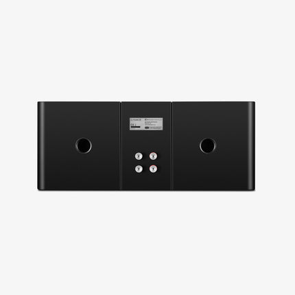 Wharfedale Elysian CR — finisaj Black, detaliu bornier