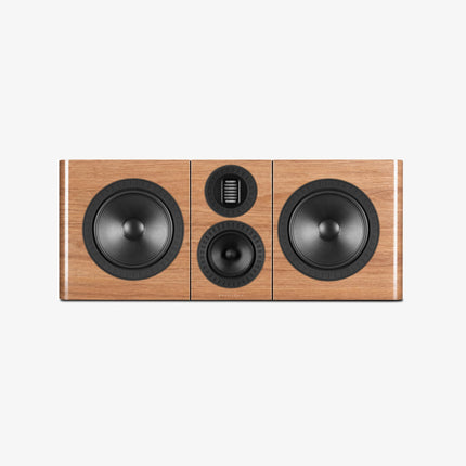 Wharfedale Elysian CR — finisaj Walnut, unghi lateral