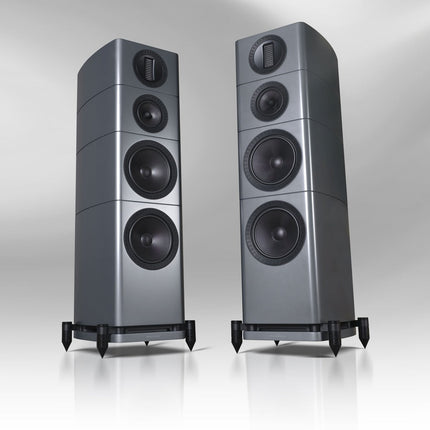 Wharfedale Elysian 4R — studio, finisaj Lunar Grey, detaliu
