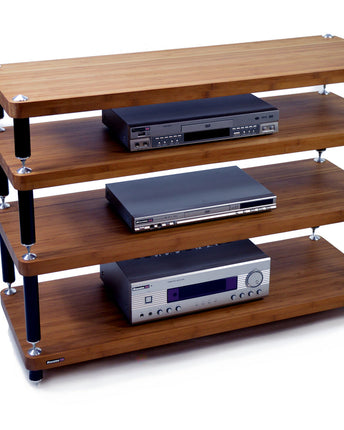 TV Stand Atacama Evoque Eco 110-40 Dark Bamboo, 4 rafturi