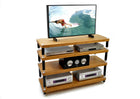 Atacama TV Stand Evoque Eco 110-40 Natural Bamboo, 4 rafturi