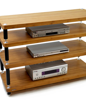 TV Stand Atacama Evoque Eco 110-40 Natural Bamboo, 4 rafturi