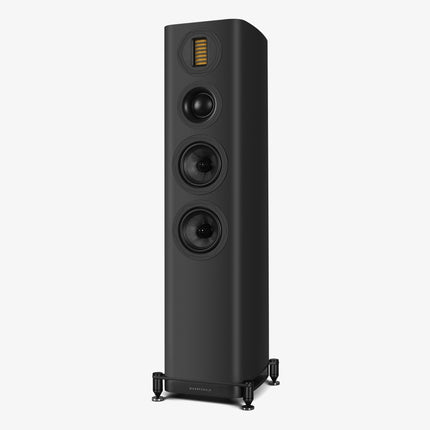Wharfedale EVO 5.3 — finisaj Black, vedere din față