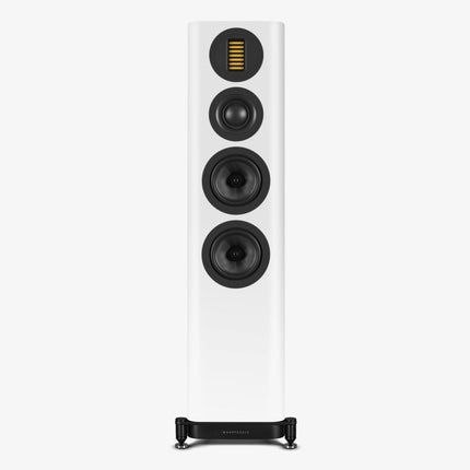 Wharfedale EVO 5.3 — finisaj White, unghi lateral