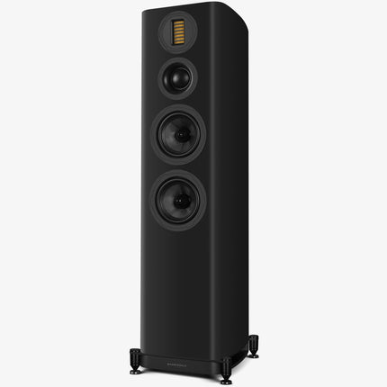 Wharfedale EVO 5.4 — finisaj Black, vedere din unghi