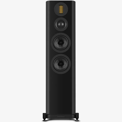 Wharfedale EVO 5.4 — finisaj Black, vedere din față