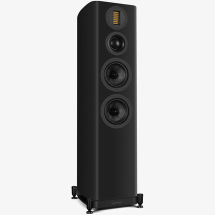 Wharfedale EVO 5.4 — finisaj Black, vedere 3/4