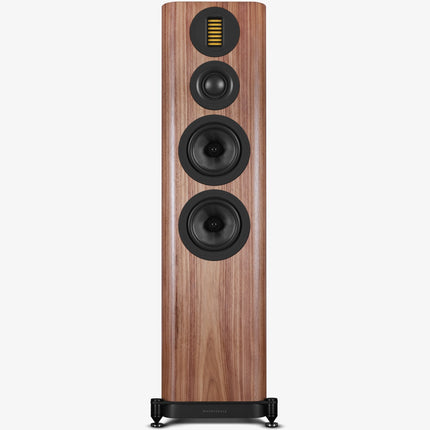 Wharfedale EVO 5.4 — finisaj Walnut, vedere din față