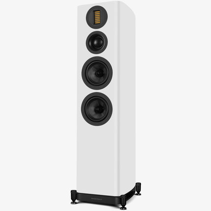 Wharfedale EVO 5.4 — finisaj White, vedere din unghi