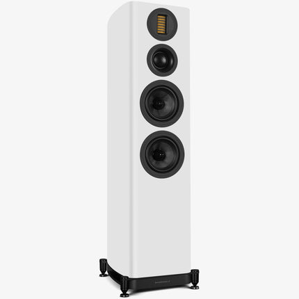 Wharfedale EVO 5.4 — finisaj White, vedere 3/4