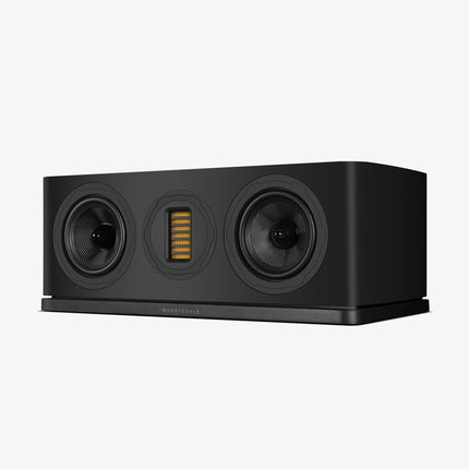 Wharfedale EVO 5.C — finisaj Black, vedere din unghi