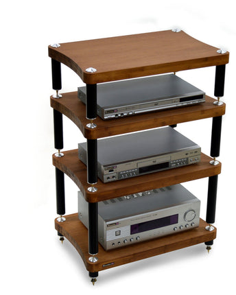 Rack Hi-Fi Atacama Evoque Eco 60-40 SE2, Dark Bamboo, 4 rafturi
