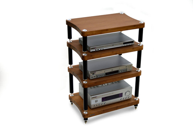 Rack Hi-Fi Atacama Evoque Eco 60-40 SE2, Dark Bamboo, 4 rafturi