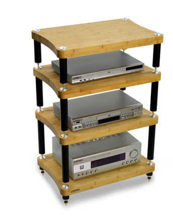 Rack Hi-Fi Atacama Evoque Eco 60-40 SE2, Natural Bamboo, 4 rafturi
